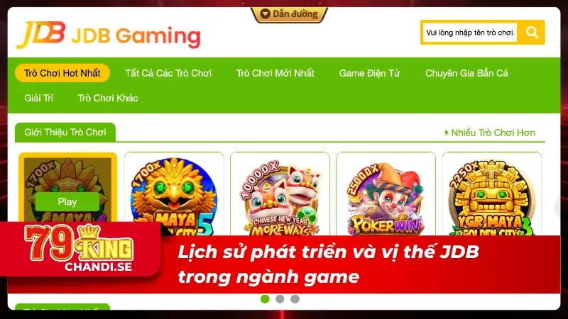 JDB điện tử và quá trình phát triển thành tựa game hot nhất hiện nay 