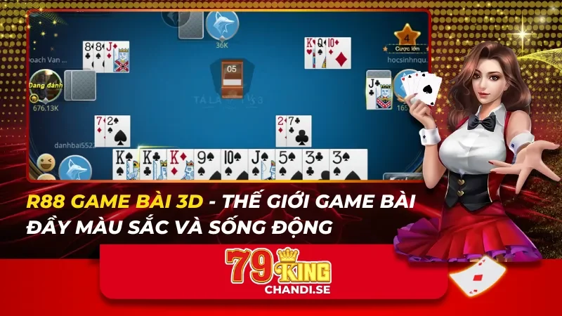 R88 R88 GAME BÀI 3D – Thế Giới Game Bài Đầy Màu Sắc Và Sống Động